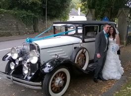 1930 vintage car for weddings in Buckfastleigh